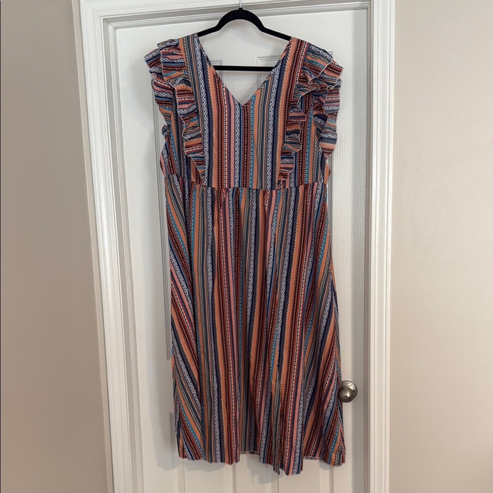 Striped Multicolor Dress